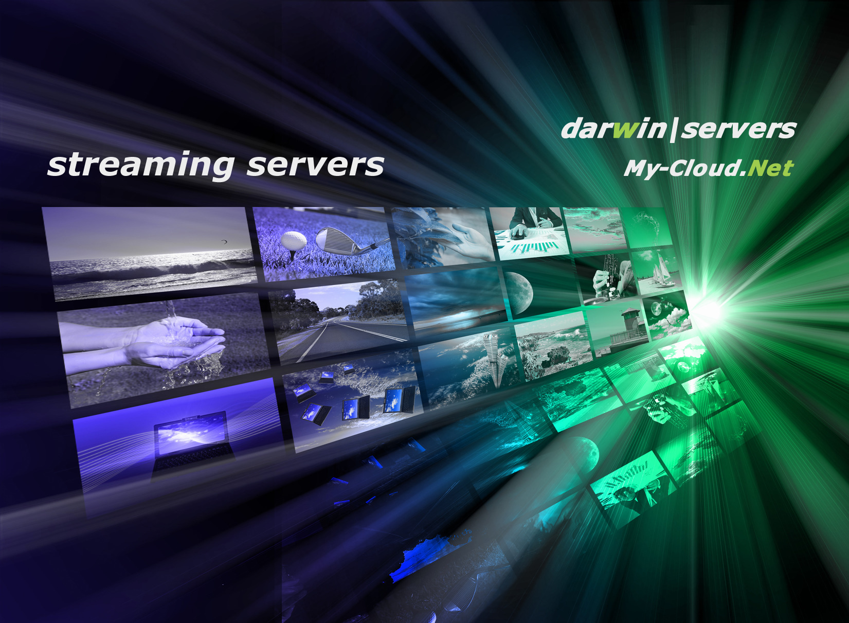 darwin, streaming server, to rent.
